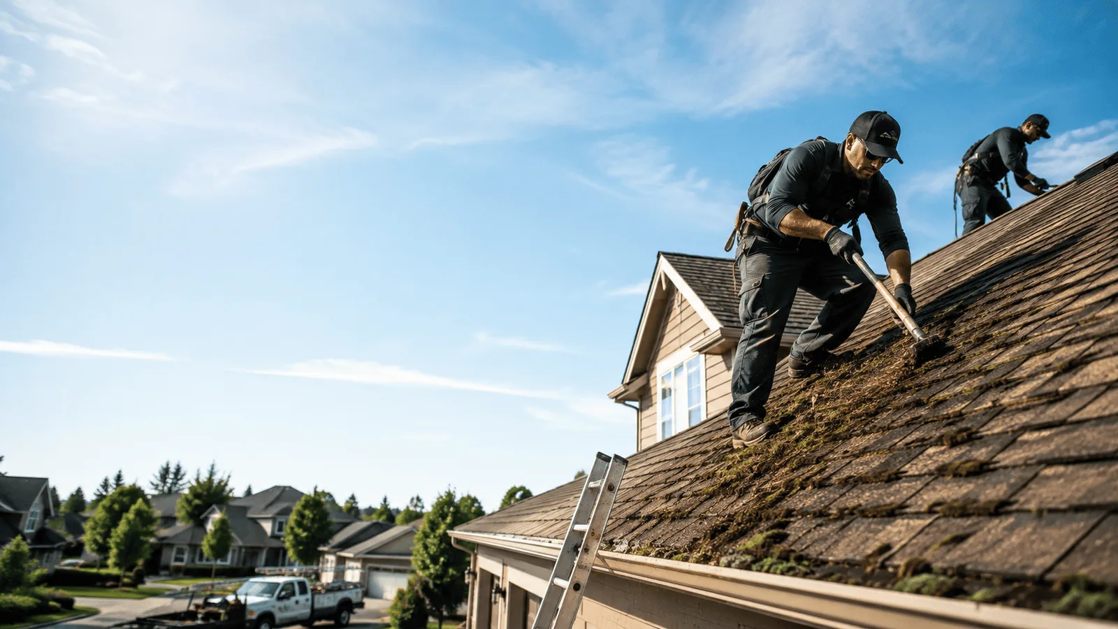 Roof Moss Removal in Pendleton, KY near me